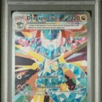 2025 Pokemon Scarlet and Violet Prismatic Evolutions Special Illustration Rare Dragapult Ex #165 PSA 9