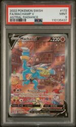 2022 Pokemon Sword and Shield Astral Radiance Machamp V #172 PSA 9