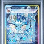 2025 Pokemon Scarlet and Violet Prismatic Evolutions Special Illustration Rare Vaporeon Ex #149 PSA 9