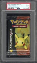2016 Pokemon Usa, Inc. Generations Foil Pack Pikachu Foil Pack PSA 9