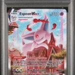 2021 Pokemon Sword and Shield Fusion Strike Secret Rare Espeon Vmax #270 PSA 8