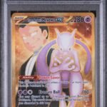 2025 Pokemon Scarlet and Violet Destined Rivals Hyper Rare Team Rocket's Mewtwo Ex #240 PSA 10