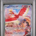 2025 Pokemon #230/182 Ethan's Ho-Oh ex Special Illustration Rare PSA 9