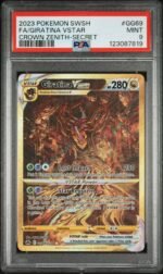 2023 Pokemon Sword and Shield Crown Zenith Secret Rare Giratina Vstar #GG69 PSA 9