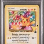 2021 Pokemon Black Star Promo Celebrations Classic Collection Holo Birthday Pikachu #24 PSA 10