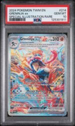2024 Pokemon Twilight Masquerade Special Illustration Rare Greninja Ex #214 PSA 10