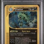 2002 Pokemon Expedition Holo Tyranitar #29 PSA 4
