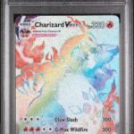 2020 Pokemon Sword and Shield Champion's Path Secret Rare Charizard Vmax #74 PSA 9