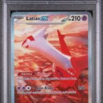 2024 Pokemon Scarlet and Violet Surging Sparks Special Illustration Rare Latias Ex #239 PSA 9