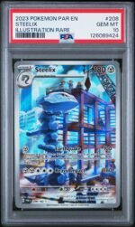 2023 Pokemon Scarlet and Violet Paradox Rift Illustration Rare Steelix #208 PSA 10