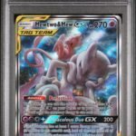 2019 Pokemon Sun and Moon Black Star Promo Power Partnership Tins Mew/Mewtwo Gx #SM191 PSA 8