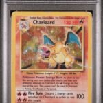 1999 Pokemon Base Set Holo Charizard #4 PSA 1