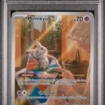 2024 Pokemon Scarlet and Violet Black Star Promo Paldean Fates Pokemon Center Elite Trainer Box Mimikyu #075 PSA 10