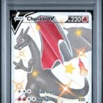 2020 Pokemon Sword and Shield Champion's Path Secret Rare Charizard V #79 /73 PSA 10