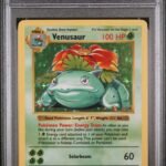 1999 Pokemon Base Set Shadowless Holo Venusaur #15 PSA 4