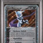 2004 Pokemon Ex Team Rocket Returns Holo Rocket's Mewtwo Ex #99 PSA 8