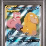 2019 Pokemon Sun and Moon Unified Minds Psyduck/Slowpoke Gx #218 PSA 9