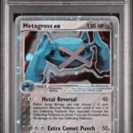 2004 Pokemon Ex Hidden Legends Holo Metagross Ex #95 PSA 8