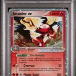 2006 Pokemon Ex Legend Maker Holo Arcanine Ex #83 PSA 7
