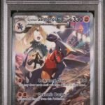 2025 Pokemon Destined Rivals Special Illustration Rare Cynthia's Garchomp Ex #232 PSA 9