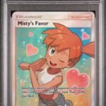 2019 Pokemon Sun and Moon Unified Minds Misty's Favor #235 PSA 8
