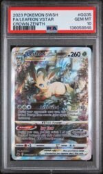 2023 Pokemon Sword and Shield Crown Zenith Leafeon Vstar #GG35 PSA 10