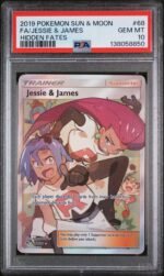 2019 Pokemon Sun and Moon Hidden Fates James/Jessie #68 PSA 10