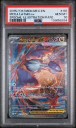 2025 Pokemon Mega Evolution Special Illustration Rare Mega Latias Ex #181 PSA 10