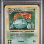 1999 Pokemon Base Set Shadowless Holo Venusaur #15 PSA 5