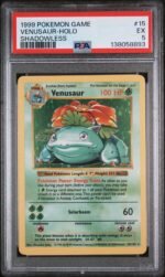 1999 Pokemon Base Set Shadowless Holo Venusaur #15 PSA 5