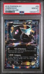 2016 Pokemon XY Fates Collide Umbreon Ex #55 PSA 10