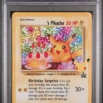 2021 Pokemon Black Star Promo Celebrations Classic Collection Holo Birthday Pikachu #24 PSA 10