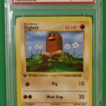 1999 Pokemon Base Set 1st Edition Diglett #47 PSA 10