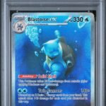 2023 Pokemon Scarlet and Violet 151 Special Illustration Rare Blastoise Ex #200 PSA 8