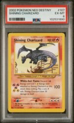 2002 Pokemon Neo Destiny Shining Charizard #107 PSA 6