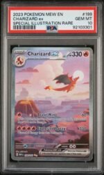 2023 Pokemon Scarlet and Violet 151 Special Illustration Rare Charizard Ex #199 PSA 10
