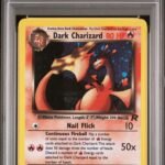 2000 Pokemon Team Rocket Holo Dark Charizard #4 PSA 7