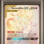 2019 Pokemon Sun and Moon Unified Minds Secret Rare Mew/Mewtwo Gx #242 /236 PSA 10