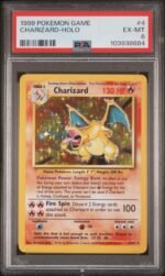 1999 Pokemon Base Set Holo Charizard #4 PSA 6