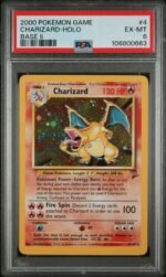 2000 Pokemon Base Set 2 Holo Charizard #4 PSA 6