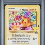 2021 Pokemon Black Star Promo Celebrations Classic Collection Holo Birthday Pikachu #24 PSA 10