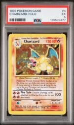 1999 Pokemon Base Set Holo Charizard #4 PSA 5