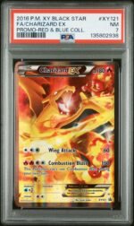 2016 Pokemon XY Black Star Promo Red and Blue Collection Charizard Ex #XY121 PSA 7