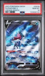 2023 Pokemon Sword and Shield Crown Zenith Galarian Gallery Suicune V #GG38 PSA 10