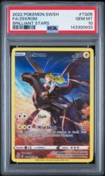 2022 Pokemon Sword and Shield Brilliant Stars Trainer Gallery Zekrom #TG05 PSA 10