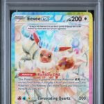 2025 Pokemon Scarlet and Violet Prismatic Evolutions Special Illustration Rare Eevee Ex #167 PSA 9