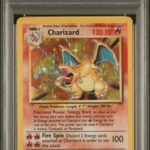 1999 Pokemon Base Set Holo Charizard #4 PSA 1
