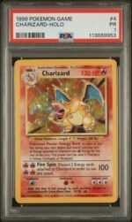 1999 Pokemon Base Set Holo Charizard #4 PSA 1