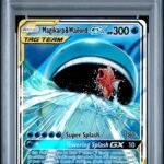 2019 Pokemon Sun and Moon Black Star Promo Towering Splash Gx Box Magikarp/Wailord Gx #SM166 PSA 8