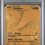 2013 Pokemon Black and White Legendary Treasures Reshiram #114 PSA 8